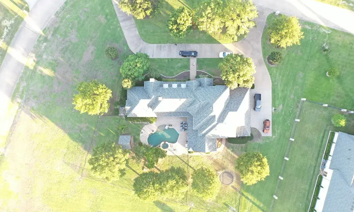 New shingle roof installation on a home in Mooresville